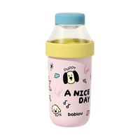 bablov茶水分离保温杯水杯女泡茶茶杯316l不锈钢陶瓷内胆杯子冬季