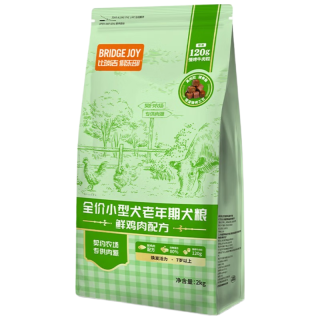 比瑞吉 俱乐部系列 自然健康膳食小型犬老年犬狗粮 2kg