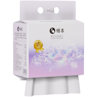 恪本洗脸巾 加厚加大家用一次性干湿两用棉柔巾绵柔巾 悬挂洗脸巾1提