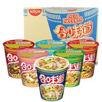 日清食品 NISSIN日清合味道方便面杯面整箱一箱开杯乐免煮速食面日式泡面桶装