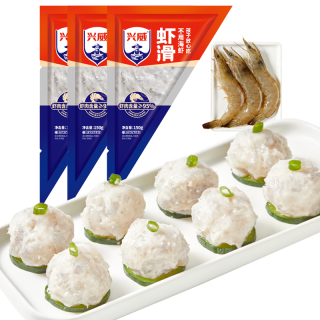 兴威 折8.1/袋！虾滑 150g*3袋 95%虾肉含量