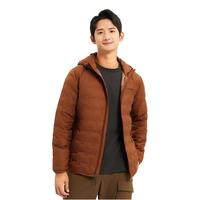 户外男子银点热压时尚连帽登山徒步滑雪旅行休闲保暖羽绒服