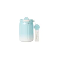 NONOO山涧幽兰水杯女高颜值双饮口咖啡杯316不锈钢国潮保温杯