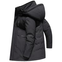 雅鹿【鹅绒&一衣五穿】羽绒服男士2025冬季可拆卸内胆休闲冬外套 YR507X06230藏青色【鹅绒可拆内胆】 3XL (190) 165-185斤