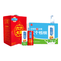 六个核桃精制型240ml*20罐+六六大顺240ml*12罐整箱装【年货好礼赠礼袋】