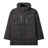 卡宾男装 90白鸭绒连帽羽绒服秋冬宽松保暖外套山系户外H 煤黑色01 54/185/XXL