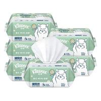 舒洁 家庭实惠装 湿厕纸 100抽*6包