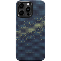 PITAKA 苹果iPhone15Pro手机壳山与星河浮织芳纶MagSafe磁吸凯夫拉碳纤维纹保护套 星河