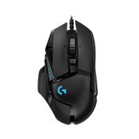 罗技 logitech G）G502 HERO主宰者 有线游戏鼠标电竞RGB 吃鸡宏程机械可配重HERO引擎大手 G502 HERO 主宰者+鼠标垫