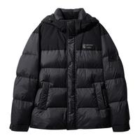 卡宾男装 90鸭绒羽绒服冬石墨烯保暖宽松外套街头潮流H 煤黑色01 50/175/L