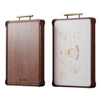 好管家 菜板乌檀木整木+不锈钢双面砧板切菜板抗菌家用案板45.5*32.5*2.6