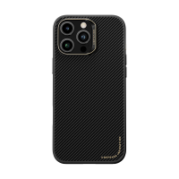  DEFENSE/决色 凯夫拉磁吸防摔 iPhone16pro保护壳  芳纶纤维 黑金