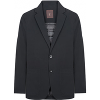 才子 羽绒服西装外套 黑色