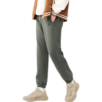 京东京造 加绒加厚卫裤男保暖秋冬运动束脚休闲裤  深绿灰 L 深绿灰 L（175/84A）