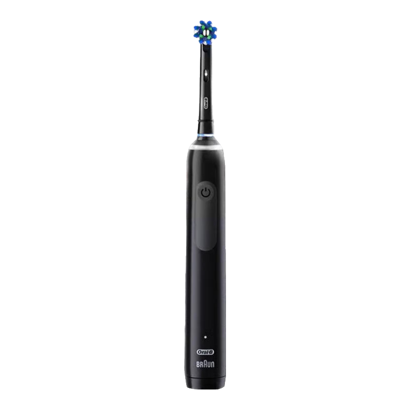  Oral-B/欧乐B 声波3D智能 电动牙刷+牙膏+洗漱袋  武士黑 3支