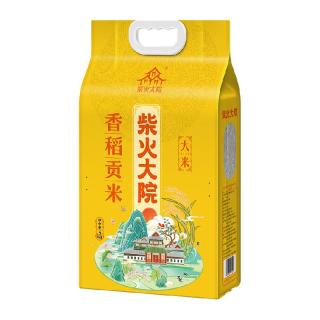 88VIP：柴火大院 香稻贡米大米5kg东北大米10斤圆润饱满有嚼劲冷饭不回生