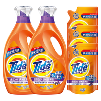 Tide 汰渍 洗衣液持久留香纳米级去渍11斤除菌除螨补充装整箱批发内衣可用