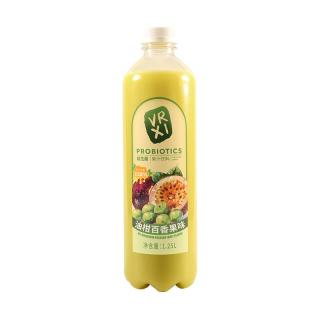 豪园油柑百香果汁【益生菌油柑汁饮料】1.25L大瓶畅饮夏日爽解腻