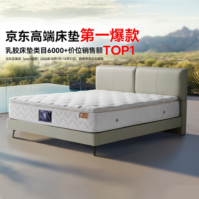 金可儿 KING KOIL 威斯丁 乳胶弹簧床垫 1.8*2m