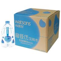 屈臣氏 蒸馏水添加矿物质饮用水4.5L*4桶整箱大桶装水家庭装泡茶