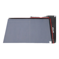 茗芮居机房防静电粘灰尘脚垫大号无尘车间地垫粘尘垫可撕式鞋底粘尘地垫 透明18*24英寸(45*60cm)