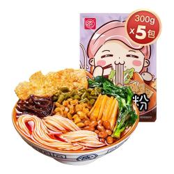 安记 螺蛳粉正宗柳州特产 紫色卡通袋300g×5袋