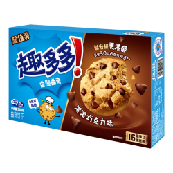 趣多多 曲奇饼干 巧克力味 340g