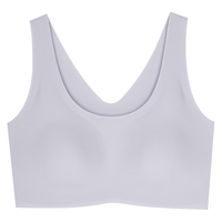 Ubras 无尺码系列 女士无钢圈文胸 UU11018 柔灰紫