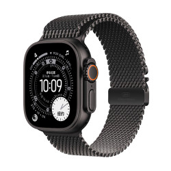苹果 Apple Watch Ultra 3 智能手表 GPS+蜂窝版 49mm 黑色钛金属 米兰尼斯表带 M