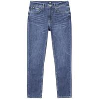 Lee25早春731舒适中腰锥形五袋款中深蓝男牛仔裤潮流A08114 中深蓝 36