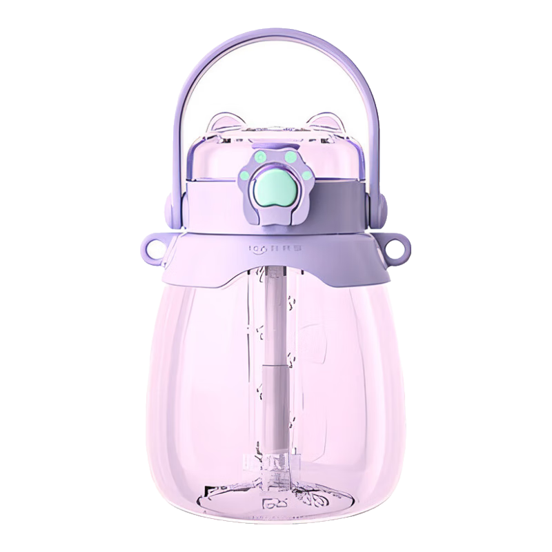 紫【可爱猫爪杯升级款】 1300ml