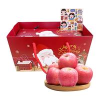 Mr.Seafood 京鲜生 平安果 圣诞苹果礼盒2个装 单果约260g起 精品富士新鲜水果年货