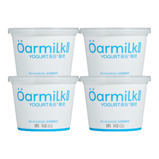 Oarmilk 吾岛0乳糖低温酸奶420gX4桶