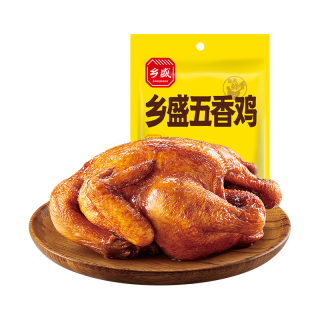 乡盛 德州脱骨扒鸡450g 德州五香扒鸡德州烧鸡卤味鸡肉熟食手撕五香鸡 袋装