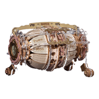 若客（ROKR）时间引擎日历 立体积木拼图摆件 成人diy拼装模型玩具 【复古摆件】日历