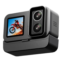 SJCAM SJ20双镜头裸机防水运动相机摩托车头盔骑行记录仪户外直播预录vlog钓鱼头戴摄像128