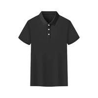 JEANSWEST LIFE真维斯polo衫男士短袖体恤夏季商务休闲翻领衣服半袖薄款男装 黑色666 2XL (体重140斤-160斤)