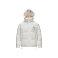 森马 Semir【撞色字母】2024冬季外套宽松连帽面包服潮流印花羽绒服男