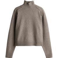 HM女装毛针织衫秋季时尚气质感高领套衫1246584