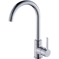 潜水艇(Submarine)厨房水龙头冷热不锈钢洗菜盆冷热水龙头防喷溅旋转水槽龙头 【亮银】可旋转(铜镀铬)