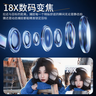 伴兮高清微单相机ccd替代8K数码照相机入门级vlog美颜小相机校园高中生旅游翻转屏高像素可传手机 升级款白【8800W像素+8K摄录+64G卡】京仓 WiFi传图丨美颜滤镜丨自带防抖丨闪光灯