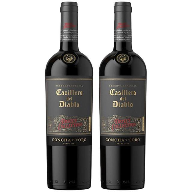 红魔鬼 魔尊 赤霞珠 西拉 干红葡萄酒 750ml*2瓶