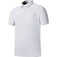 七匹狼短袖t恤男士夏纯色时尚翻领polo透气男装棉T保罗衫 010(米灰) 2XL 185/104A