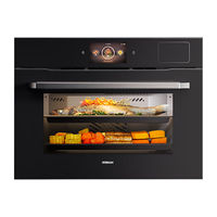 老板 CQ9068A 蒸烤箱一体机 嵌入式 TFT彩屏 上下独立控温 55L搪瓷 自清洁