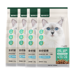 网易严选 全价膨化猫粮 1.8kgx4