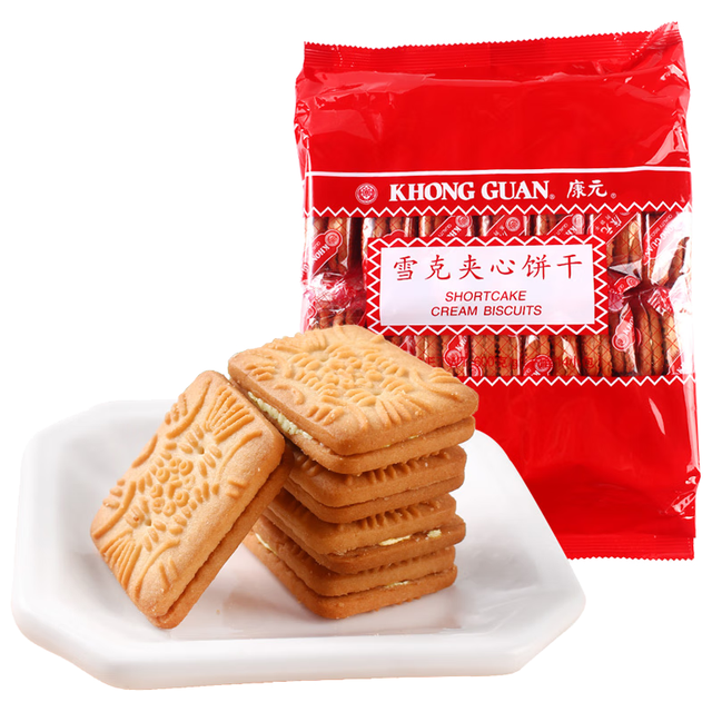 康元 雪克夹心饼干 600g*1袋