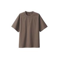 無印良品 MUJI（無印良品 ）男式 凉感 圆领短袖T恤 舒适凉爽 男夏装t恤 ACC25A3S 棕色 XXL (185/112A)