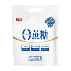 光明 0蔗糖风味原味酸奶150g*18袋低温酸牛奶佐餐儿童营养早餐奶