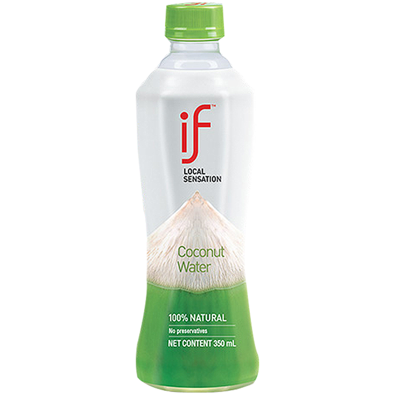 泰国if椰子水100%椰汁0添加0脂肪果汁饮料330ml*24瓶整箱