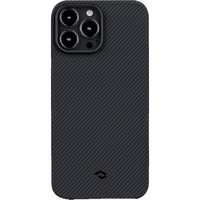 PITAKA 苹果13凯夫拉手机壳 iPhone 13 Pro 黑灰细纹